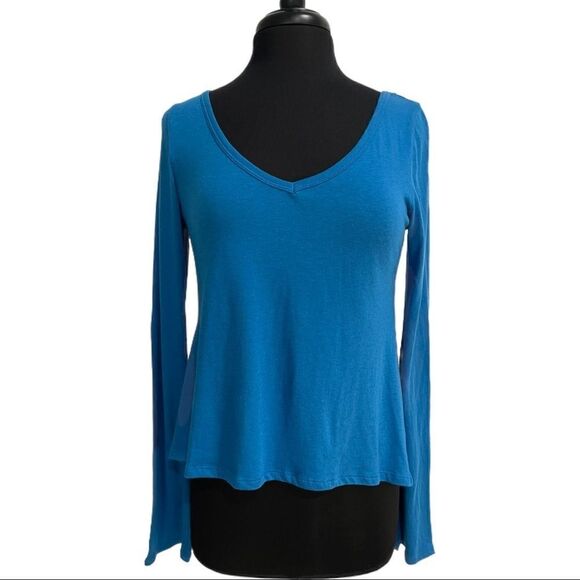 Victoria's Secret Blue Bell Sleeve Swing Top Sz S - Picture 2 of 11